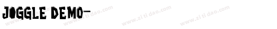 Joggle DEMO字体转换